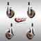 Service Caster 5 Inch 316SS High Temp Glass Filled Nylon 1 Inch Stem Caster Brake SCC, 2PK SCC-SS316EX20S514-GFNSHT-2-TLB-2-1 - alternate 3